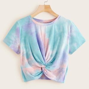 Tye dye crop top